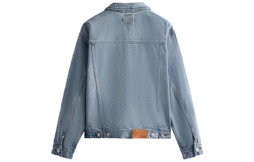 Джинсовая куртка KITH FW23 Centre Denim Jacket Logo - изображение 2