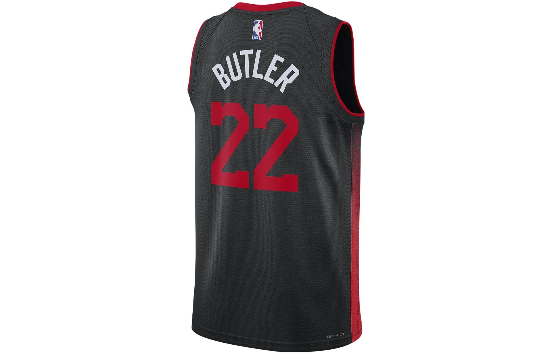 Баскетбольная майка Nike Dri-Fit NBA Swingman Jersey Miami Heat Butler 22 Black - изображение 2