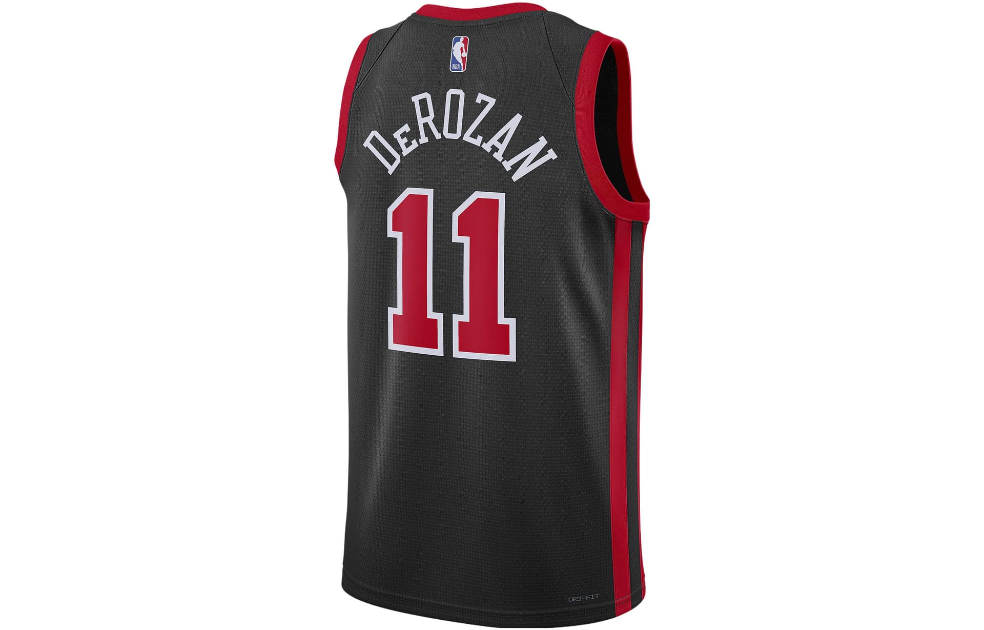 Баскетбольная майка Nike Dri-Fit NBA Swingman Jersey Chicago Bulls DeMar DeRozan 11 Black - изображение 2