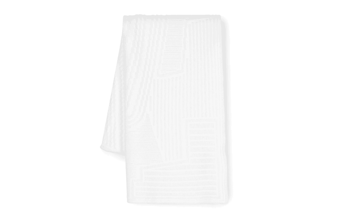 Шарф Y-3 Logo Scarf White - изображение 1