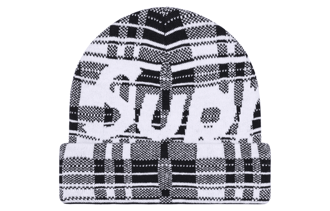 Шапка Supreme FW23 WEEK 11 BIG LOGO BEANIE - изображение 1