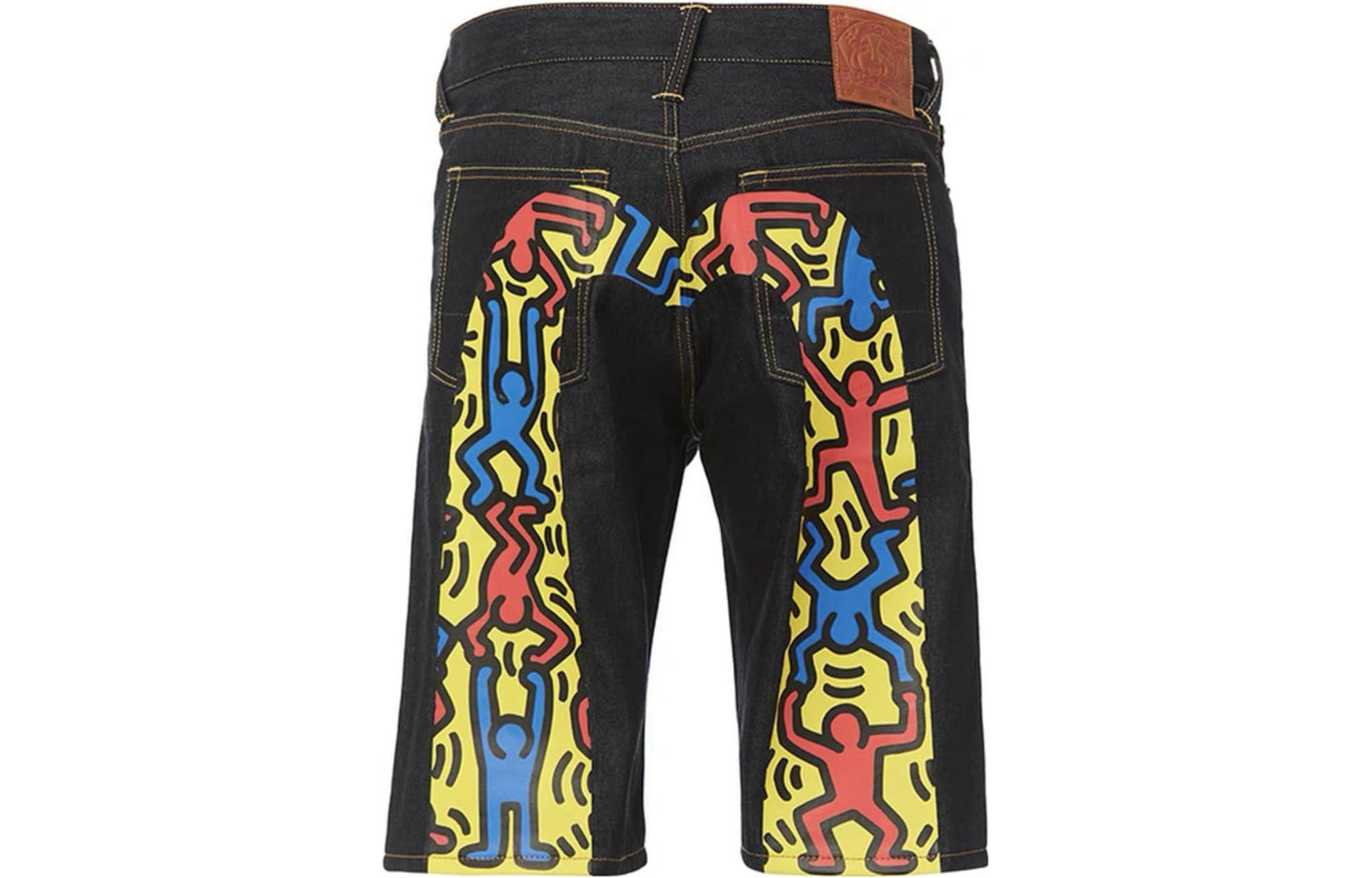 Джинсовые шорты EVISU x KEITH HARING - изображение 2