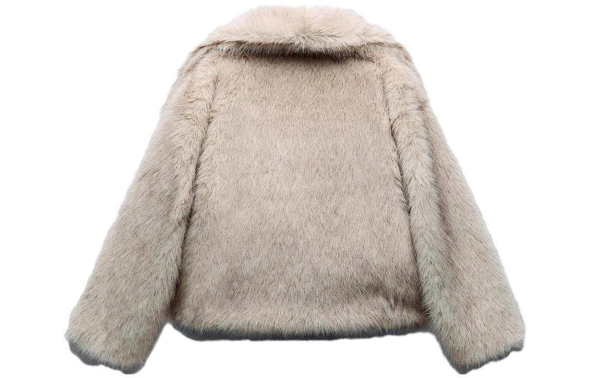 ZARA Cardigan Fur White - изображение 2