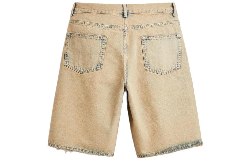 Джинсовые шорты ZARA Denim Shorts Gold - изображение 2