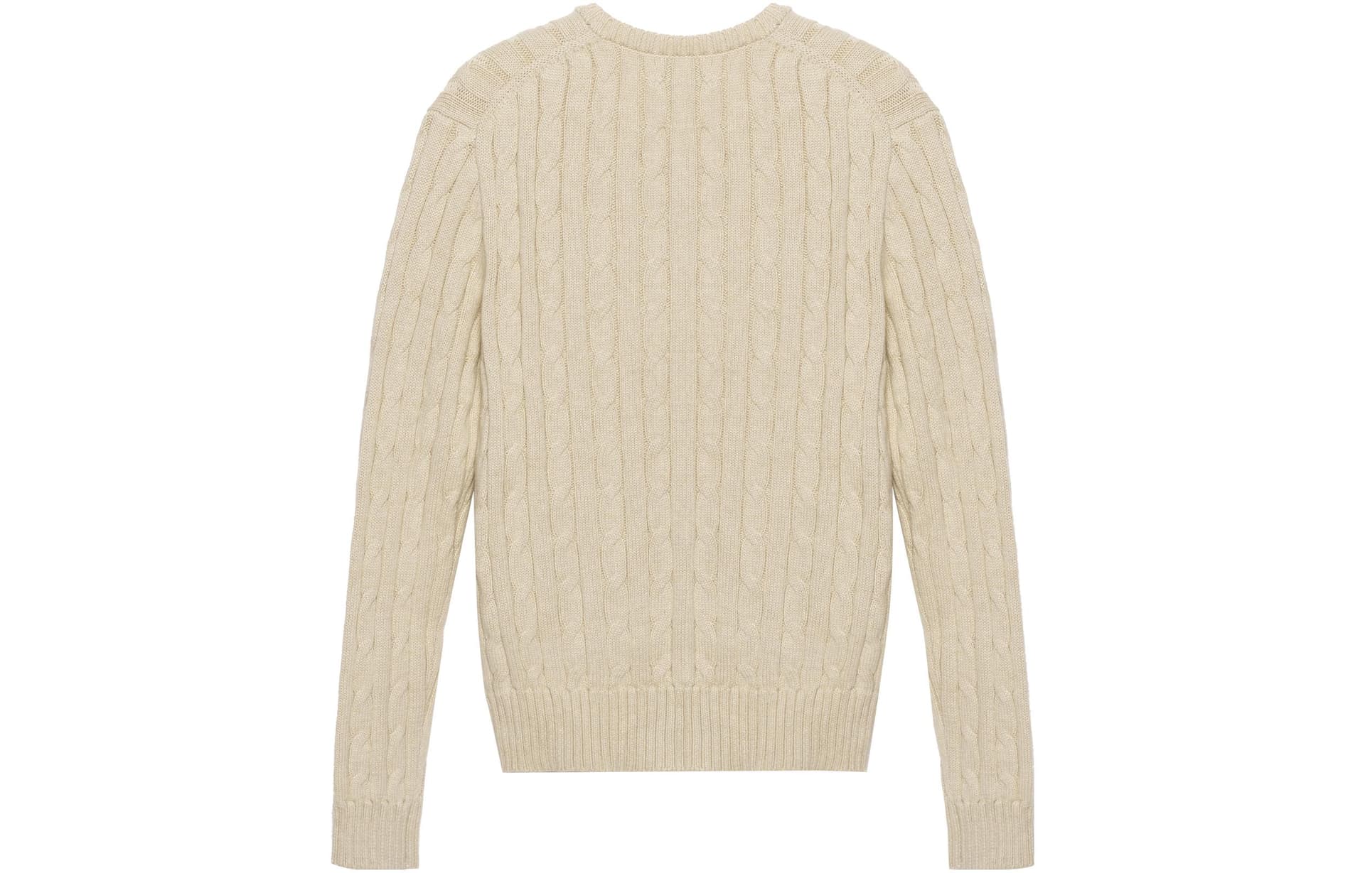 Кардиган Polo Ralph Lauren FW22 Свитер Стандартный размер Женские Овсяный - изображение 2