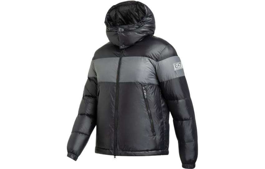 Зимняя куртка пуховик EMPORIO ARMANI EA7 Logo - изображение 3