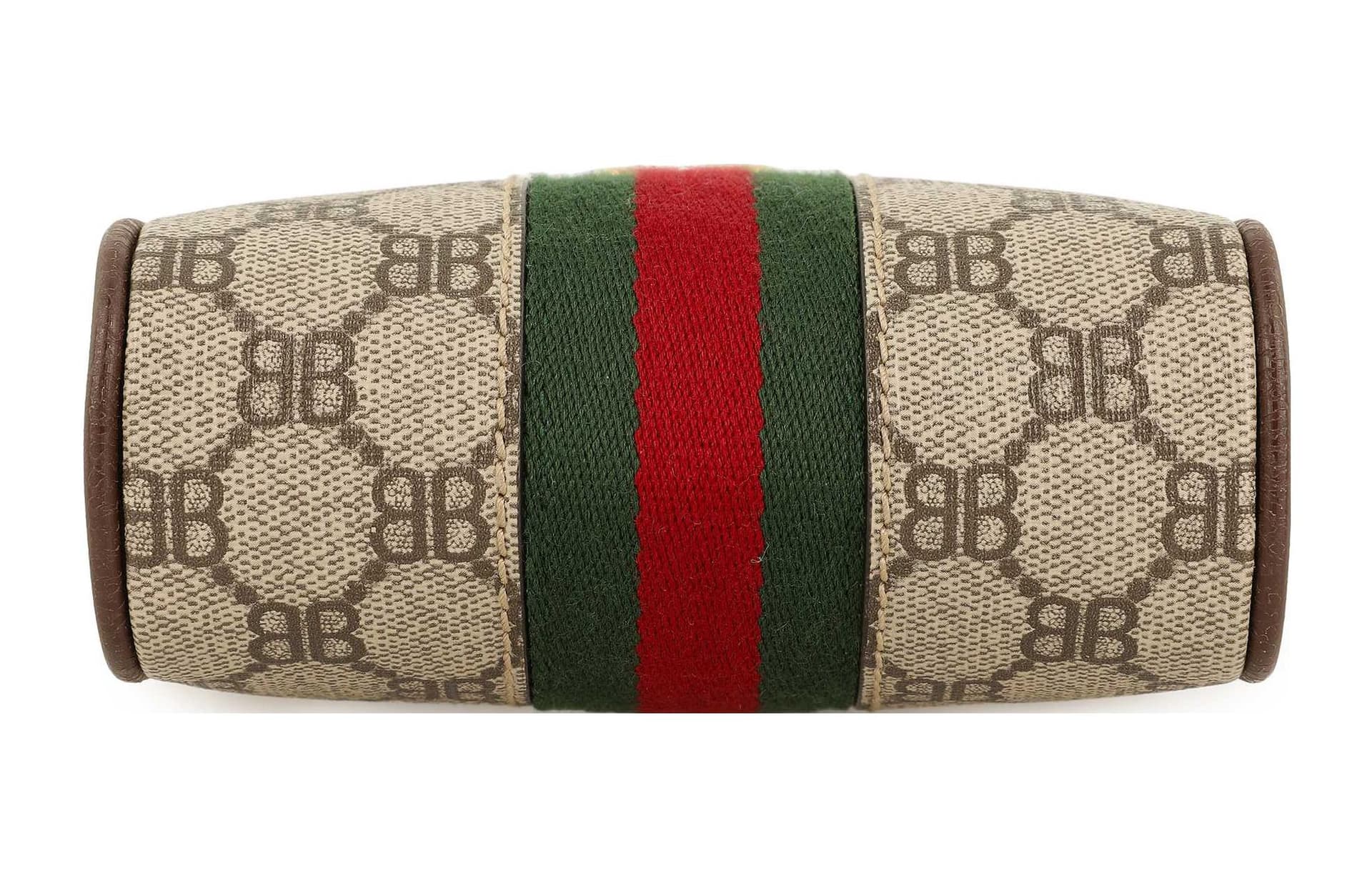 Сумка через плечо Balenciaga x Gucci Camera Bag Beige - изображение 6