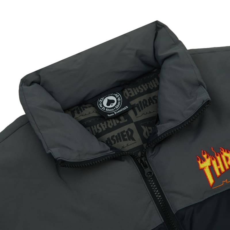 Зимняя куртка Thrasher 2023SMU TWO TONE DOWN JACKET - изображение 2