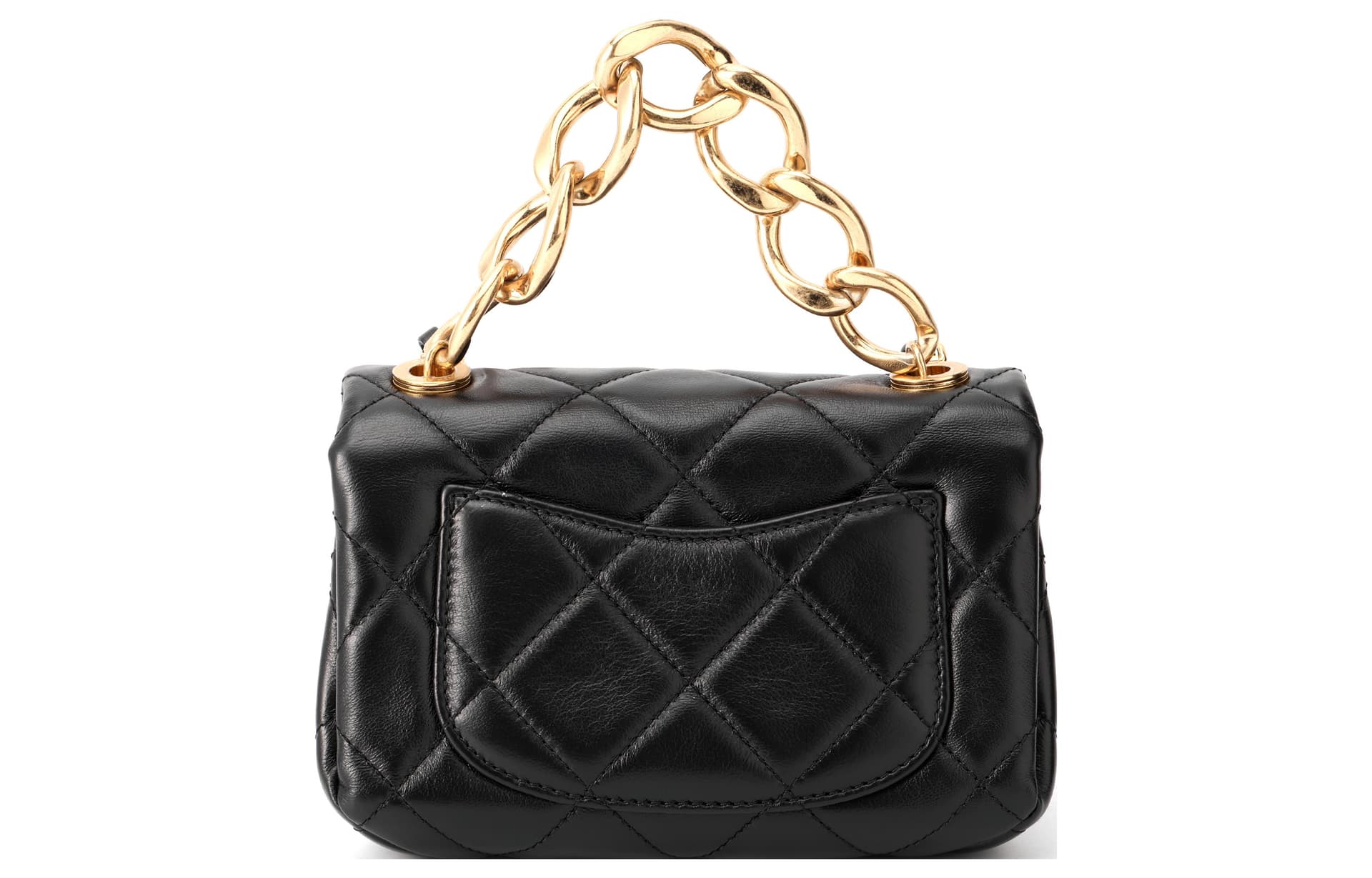 Сумка CHANEL 22A Chain Flap Mini Bag Black - изображение 3