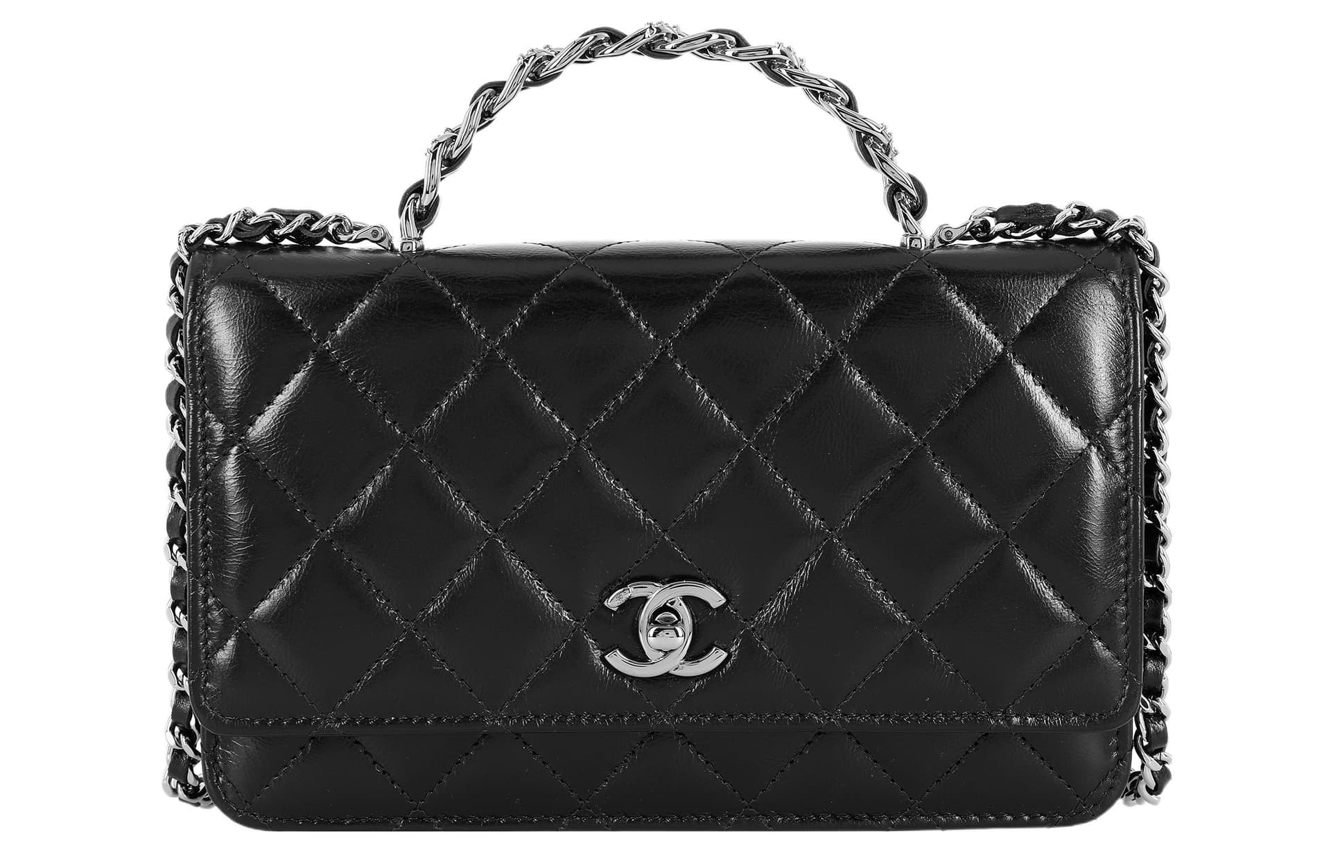Сумка Chanel WOC Quilted Chain Bag Black - изображение 1