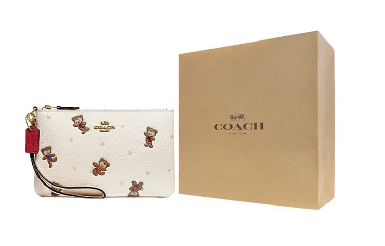 Сумка COACH Wristlet 19 White - изображение 1