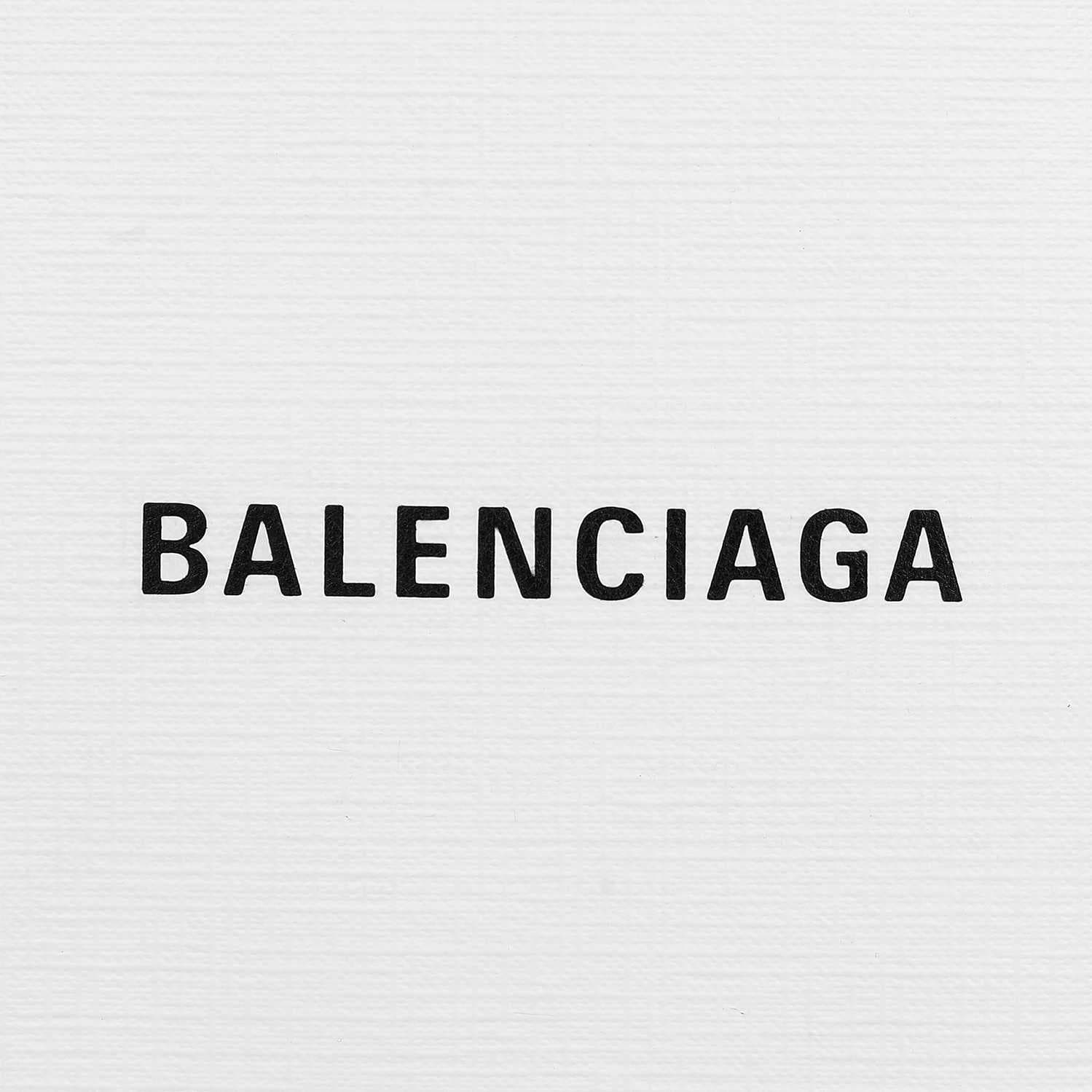 Сумка Balenciaga Logo Tote Bag White - изображение 6