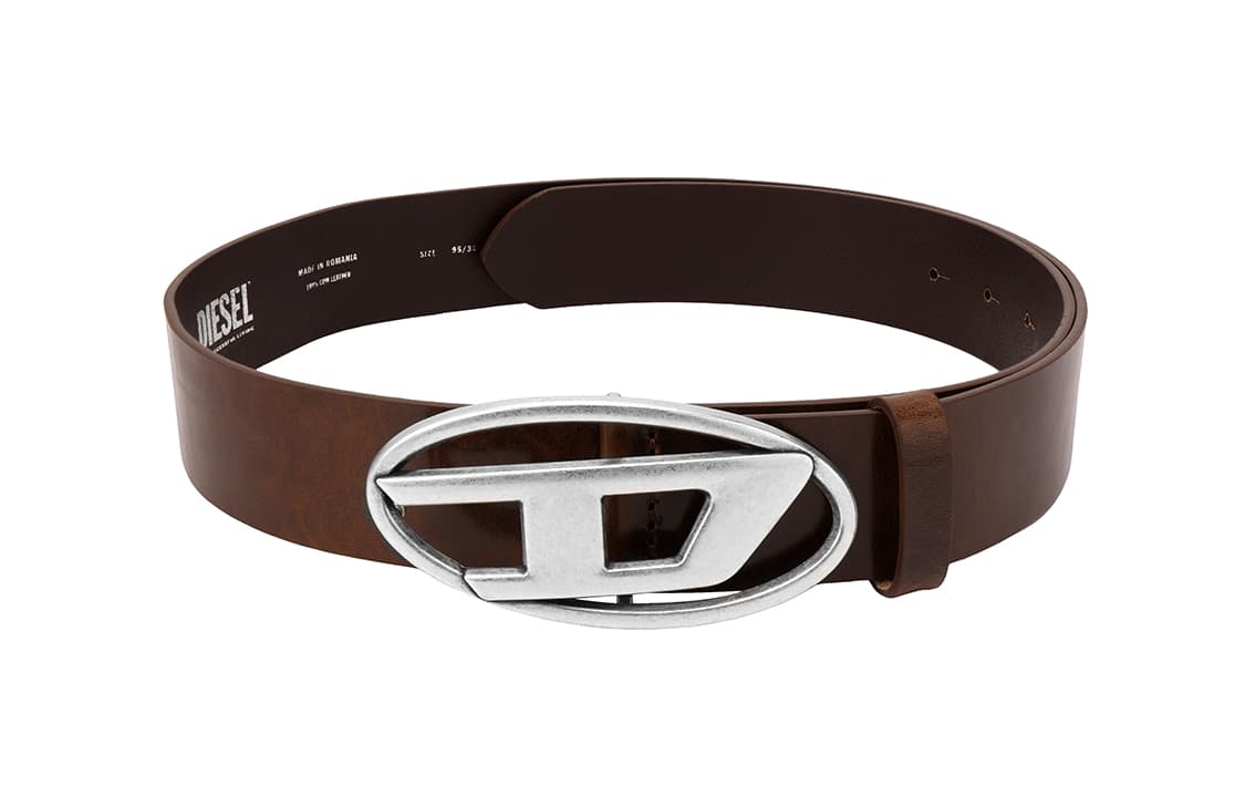 Ремень Diesel OVAL-D Belt Brown - изображение 2