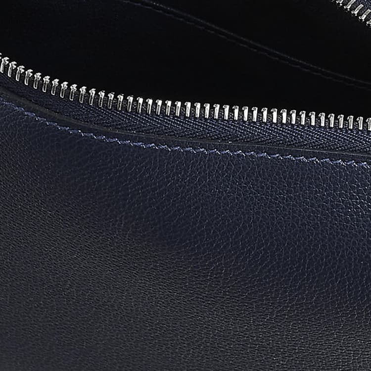 Сумка через плечо HERMES Nouvelle Pochette Evergrain 2Z Bleu Nuit - изображение 4