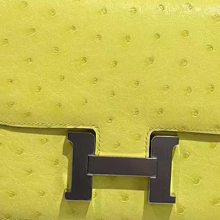 Сумка через плечо Hermes Constance 19 Citron - изображение 2