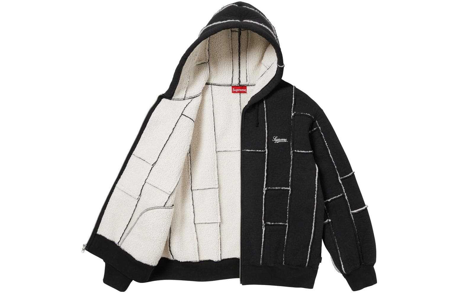 Худи Supreme FW23 FW23 WEEK14 FAUX SHEARLING - изображение 2