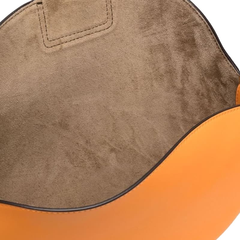 Мини-сумка Fendi Croissant Orange - изображение 5
