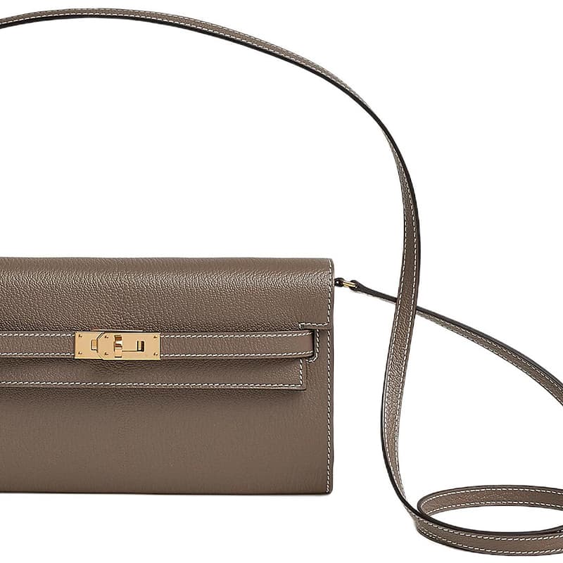 Сумка через плечо Hermes Kelly To Go 18 Etoupe - изображение 5
