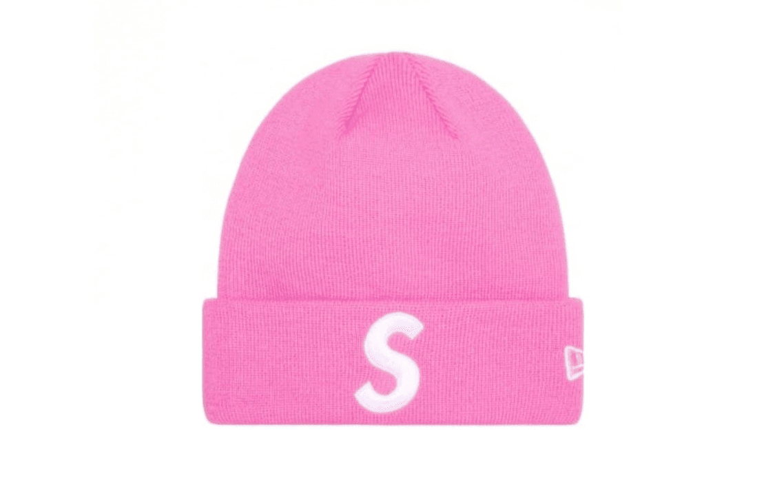 Шапка Supreme FW23 WEEK 3 NEW ERA S LOGO BEANIE - изображение 1