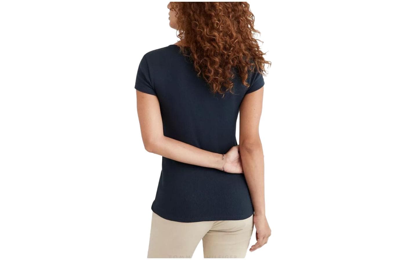 Футболка Tommy Hilfiger Favorite V-Neck T-Shirt LogoVT - изображение 2