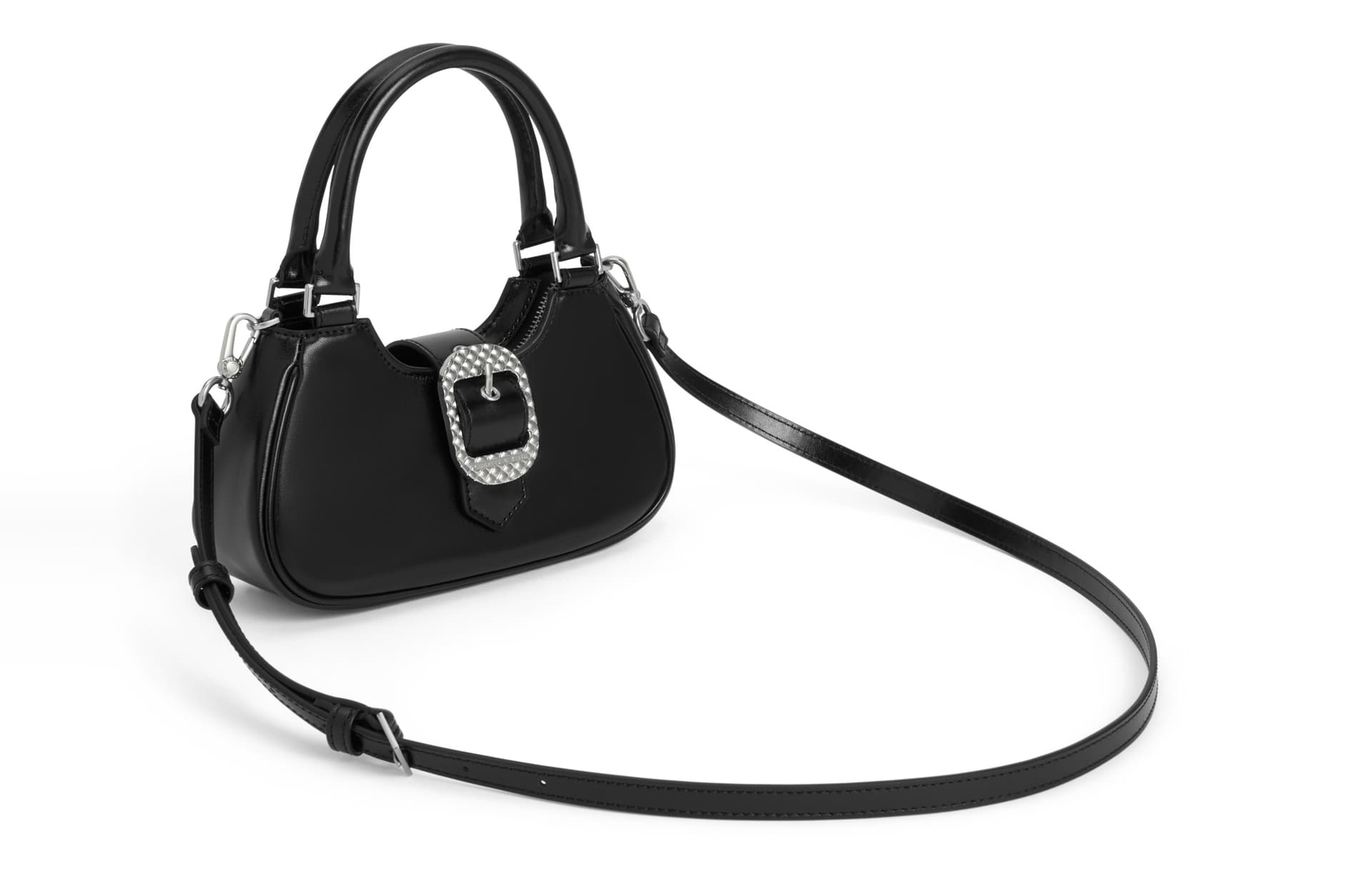 Сумка Charles & Keith Noir Cream Dark Brown - изображение 3