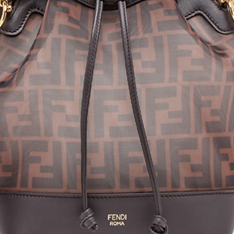 Сумка через плечо Fendi Mon Tresor Brown - изображение 5