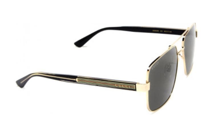 Солнцезащитные очки Gucci Irregular Sunglasses Gold - изображение 3