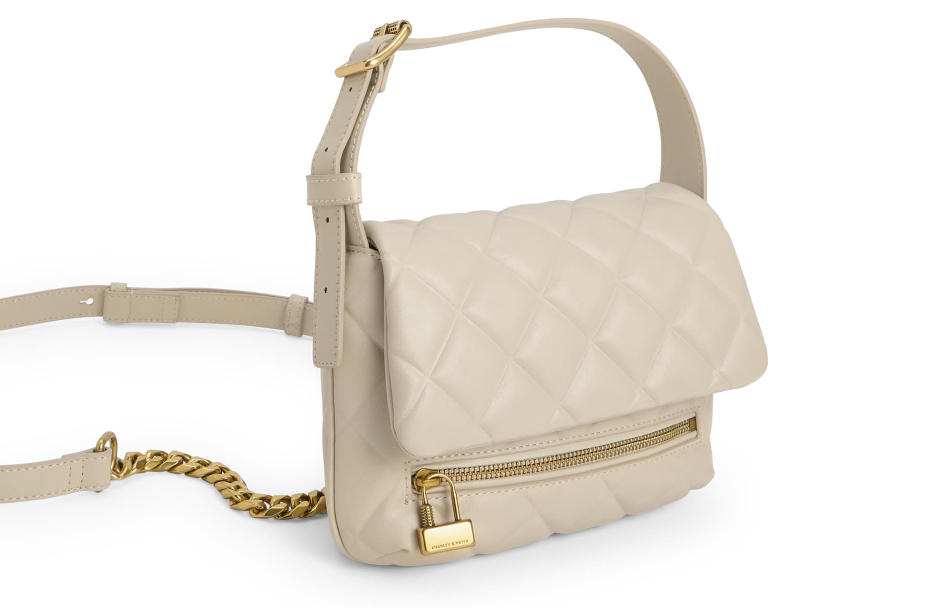 Мини-сумка CHARLESKEITH ck PU BlackBeige - изображение 3
