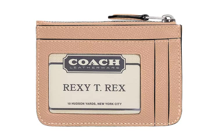 Картхолдер COACH Skinny Id Case 11 Silver Yellow - изображение 2