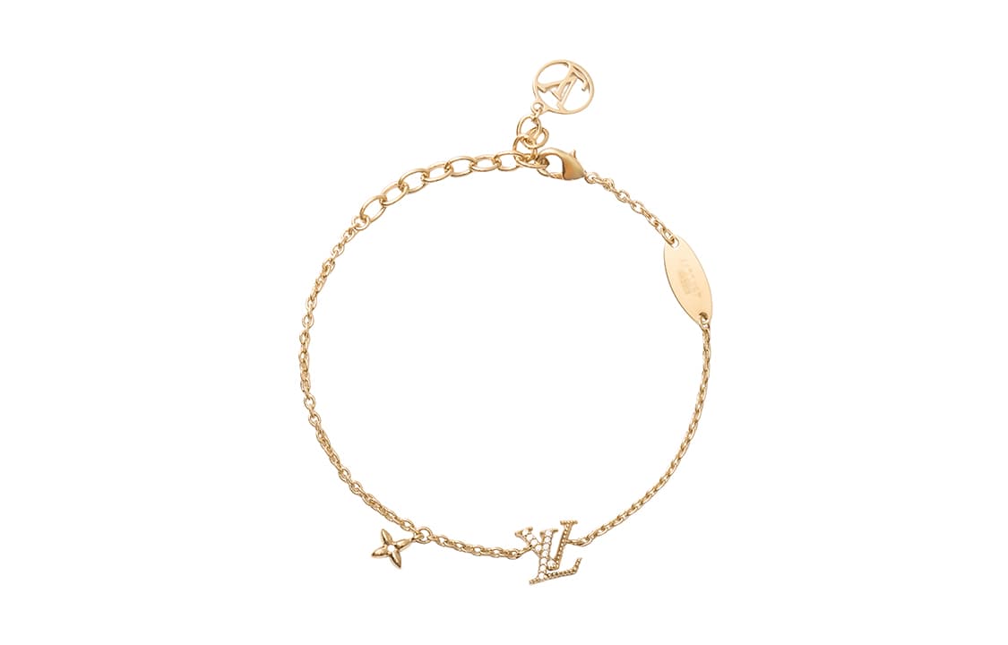 Браслет Louis Vuitton Hollow Logo Bracelet Gold - изображение 2