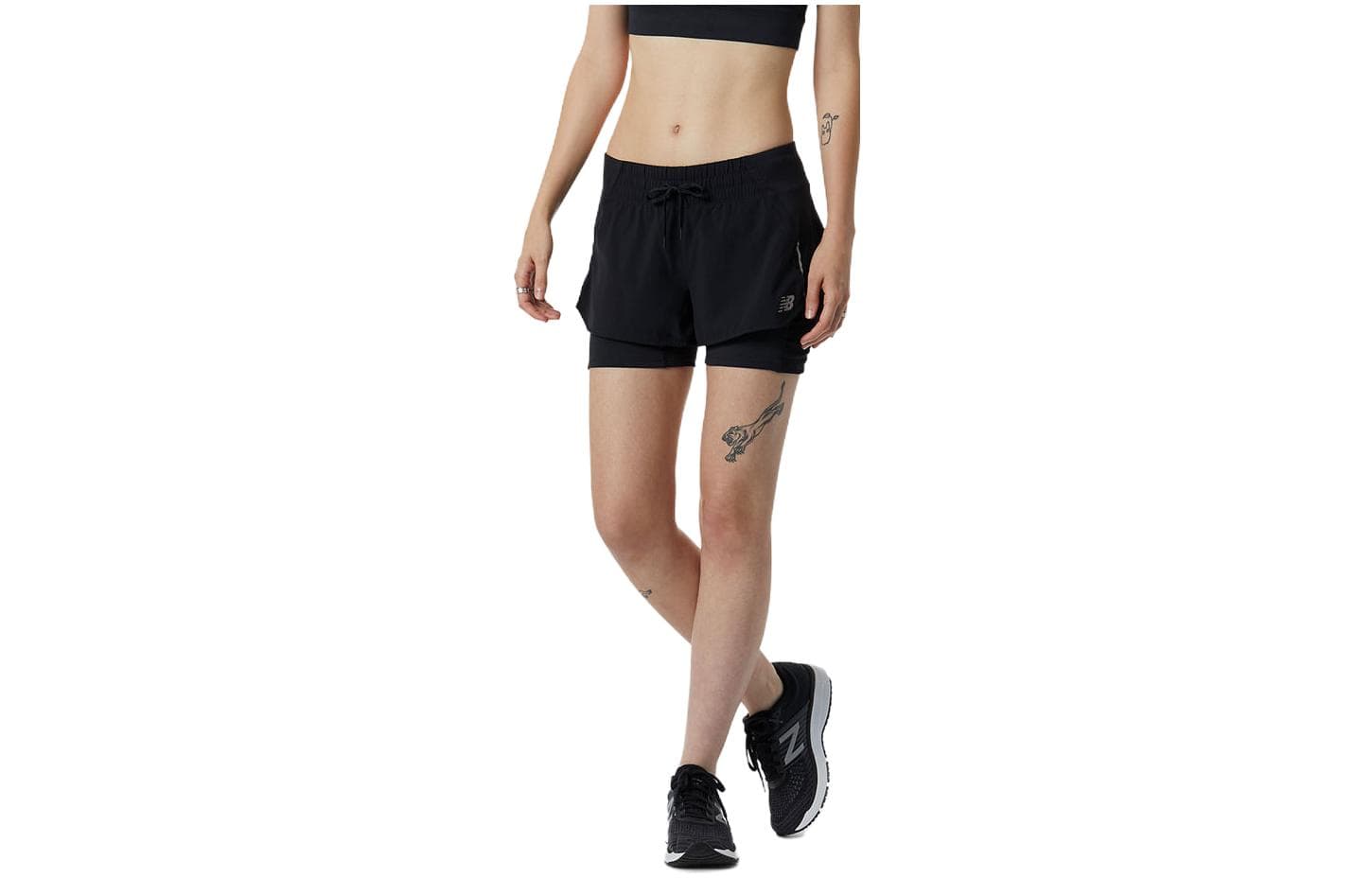 New Balance Impact Run 2in1 Short Black - изображение 3