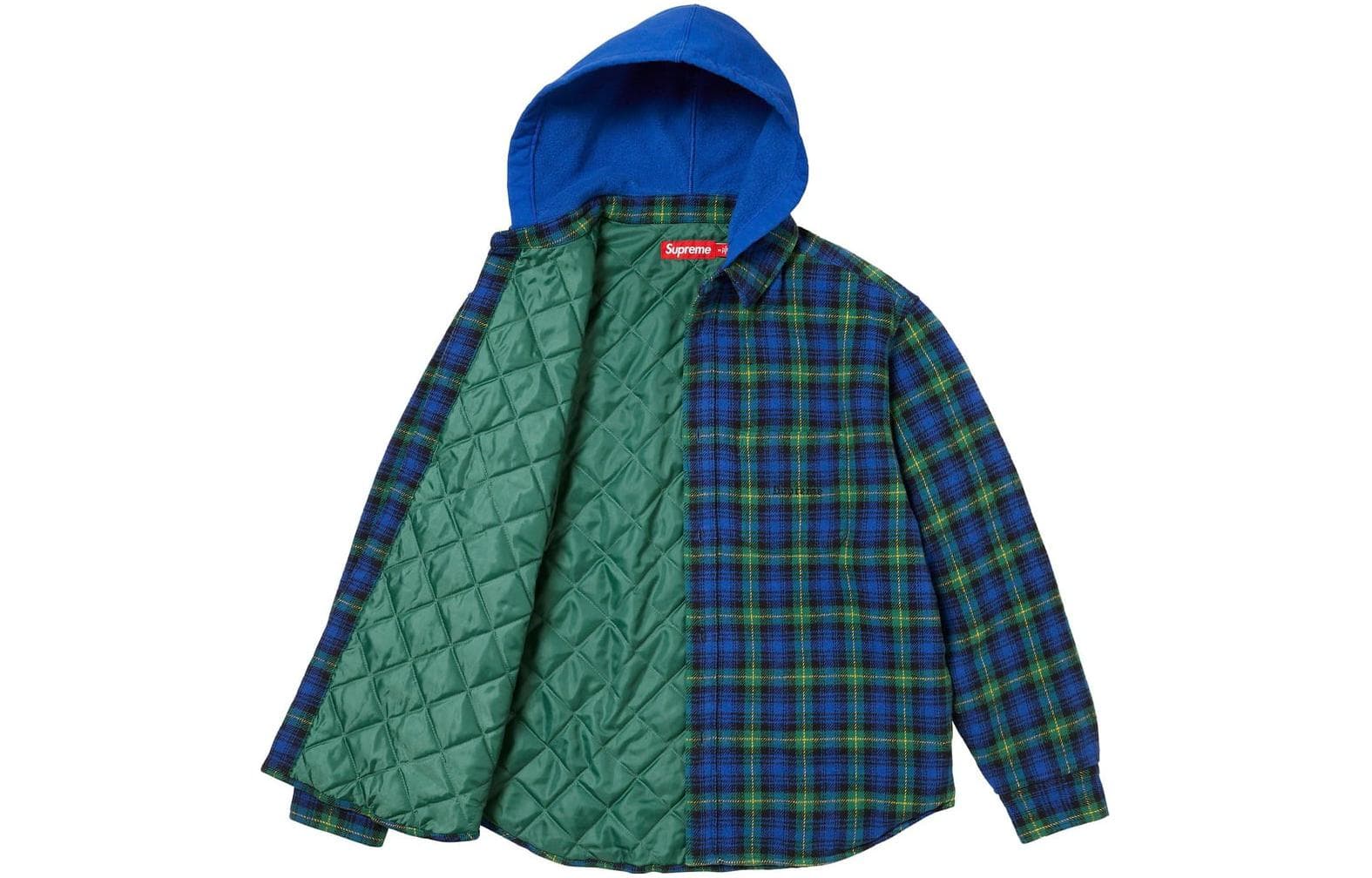 Куртка Supreme FW23 FW23 WEEK15 TARTAN FLANNEL HOODED SHIRT - изображение 2