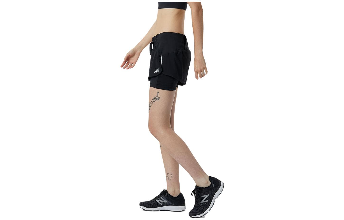 New Balance Impact Run 2in1 Short Black - изображение 5