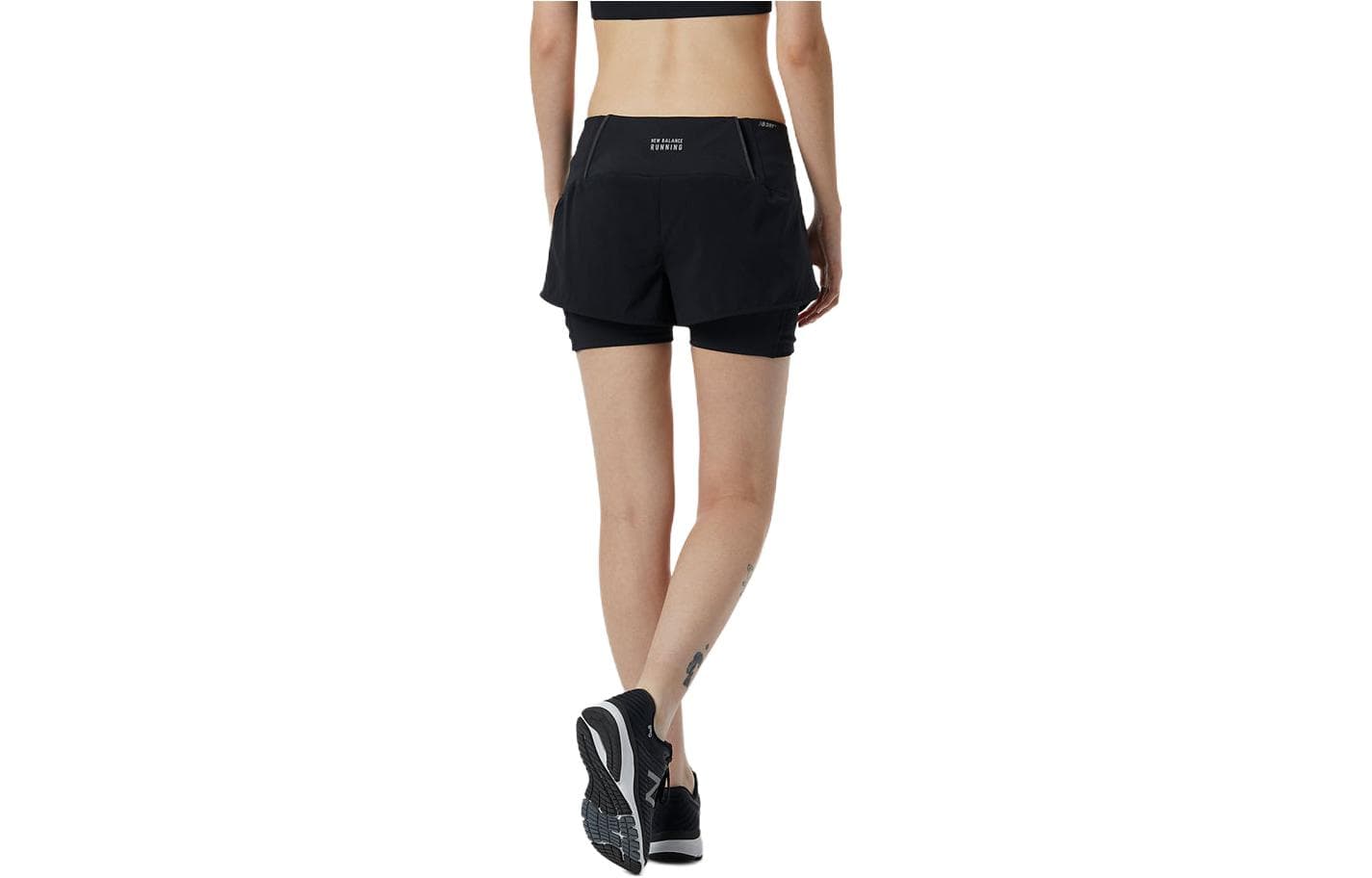 New Balance Impact Run 2in1 Short Black - изображение 4