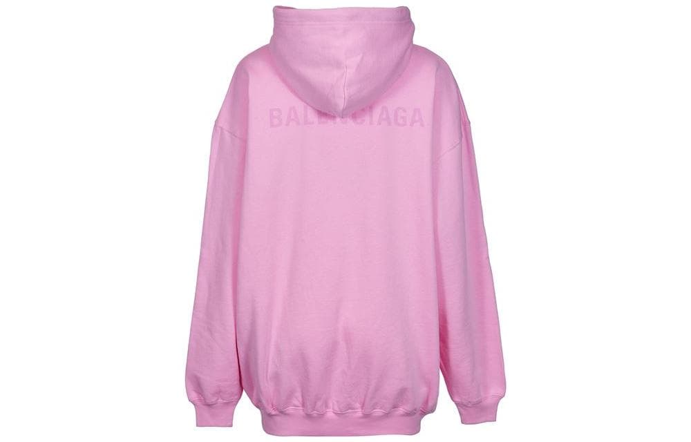 Худи Balenciaga SS21 Hoodie Pink - изображение 2
