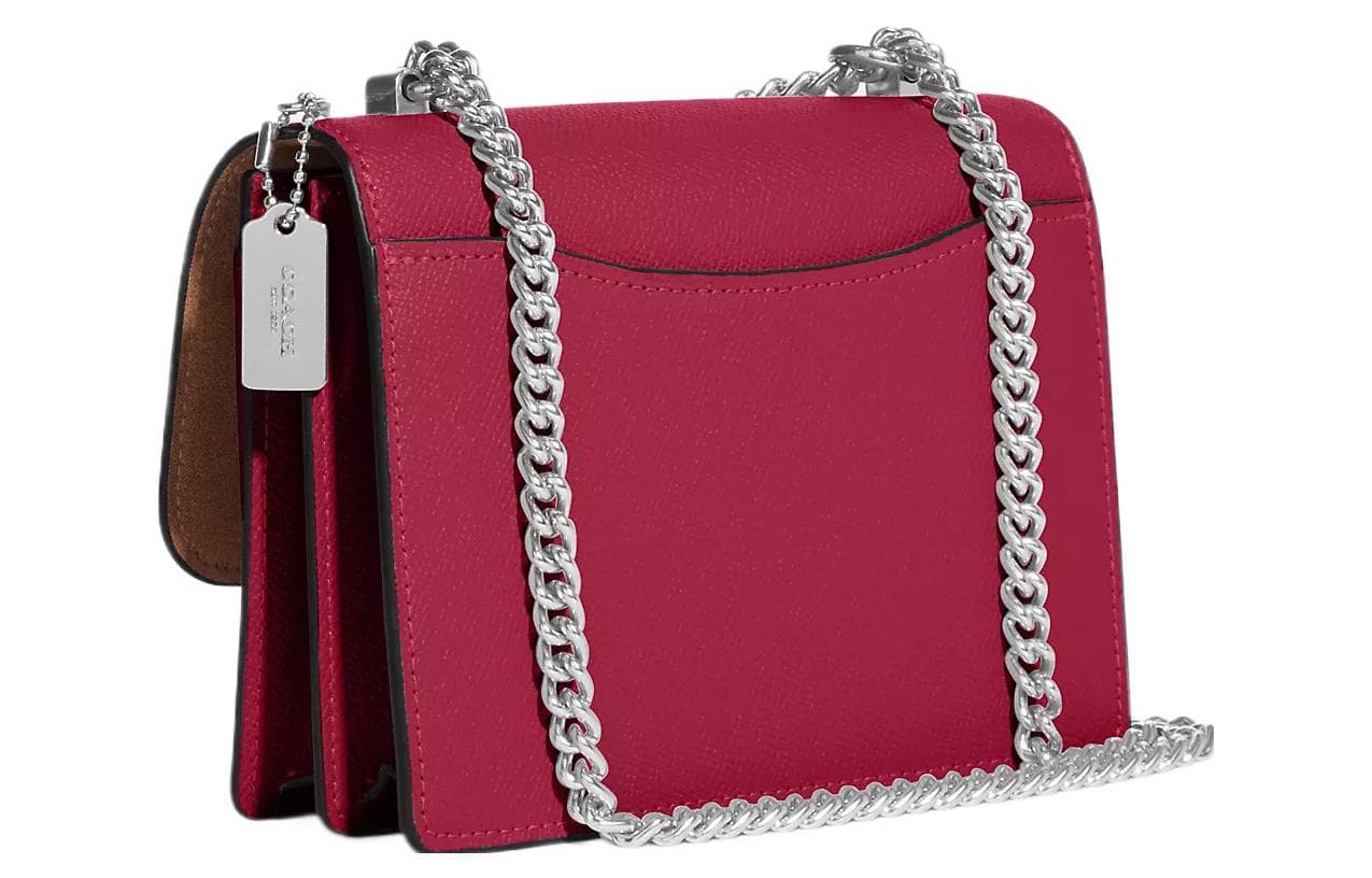 Сумка через плечо COACH Klare 18 Silver Purple - изображение 2