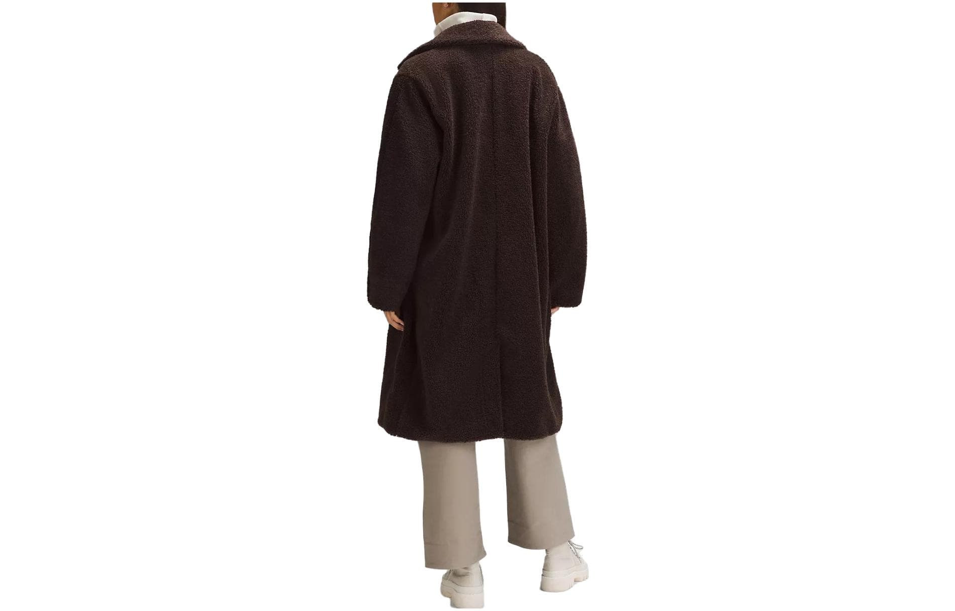 Куртка lululemon Textured Fleece Long Collared Jacket - изображение 2