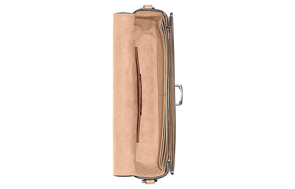 Мини-сумка Coach Studio Silver Logo Flap Bag Small Nude - изображение 4