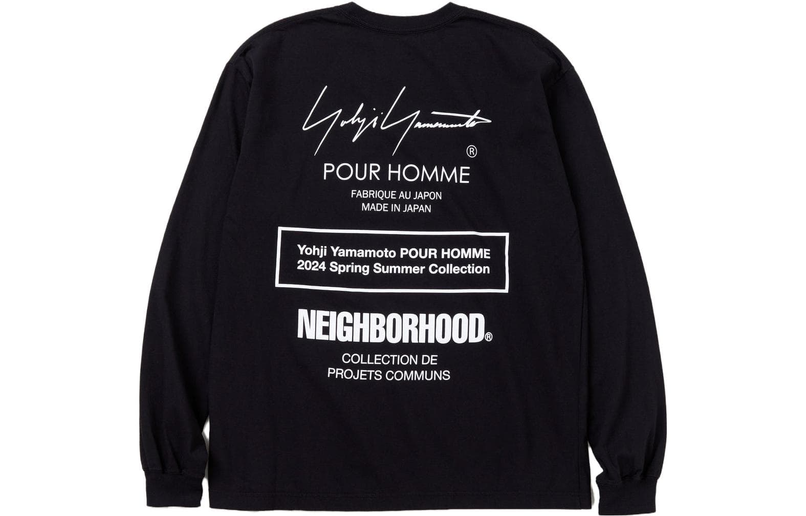 Футболка Yohji Yamamoto x NEIGHBORHOOD FW23 T - изображение 2
