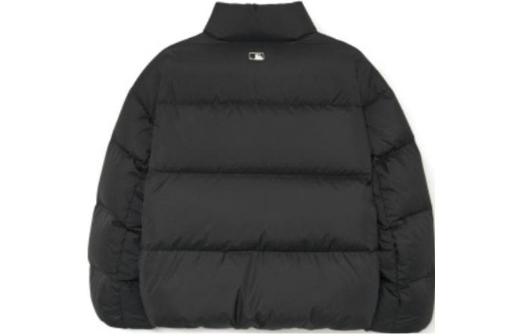 Зимняя куртка MLB FW23 Yankees Logo Puffer Jacket Black — фото 2