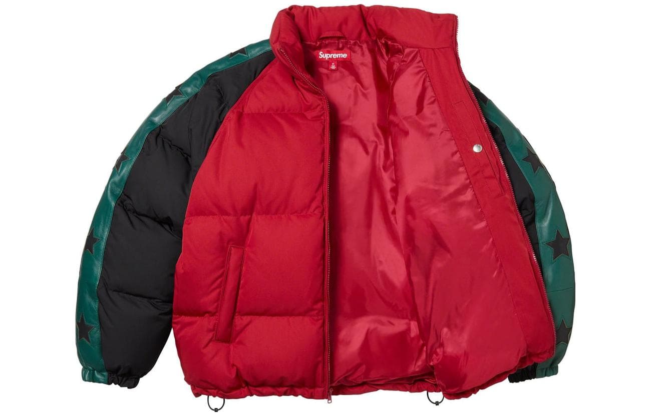 Зимняя куртка Supreme Star Sleeve Down Puffer Jacket - изображение 2