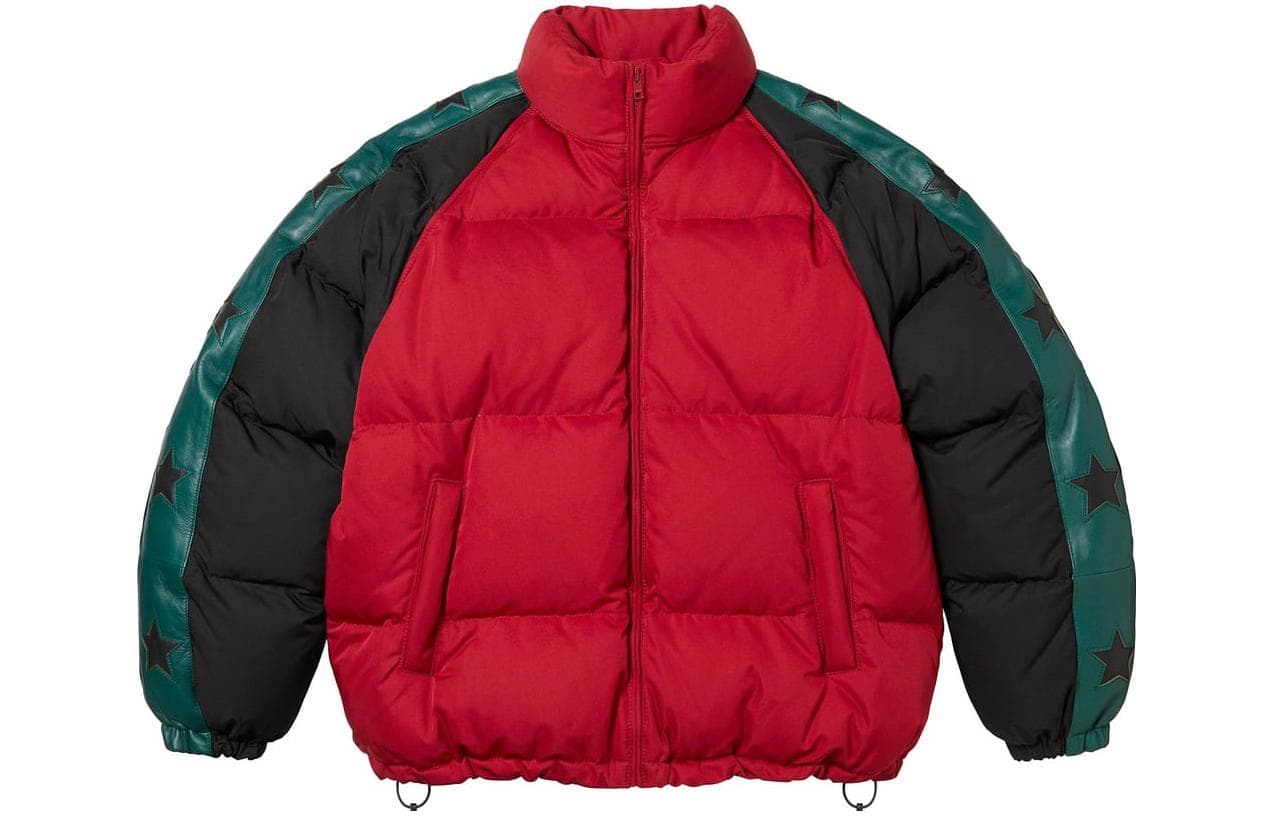Зимняя куртка Supreme Star Sleeve Down Puffer Jacket - изображение 3