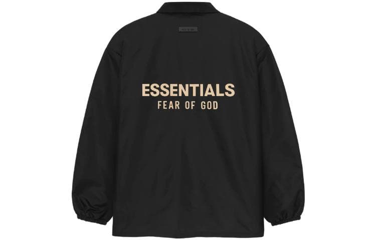 Куртка Fear of God Essentials Coaches Jacket Jet Black - изображение 2