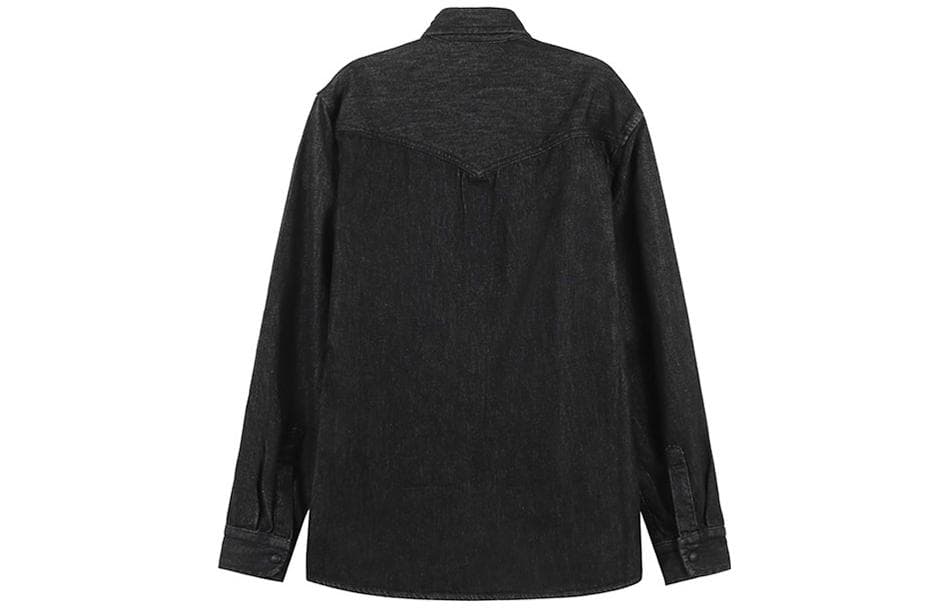 Джинсовая куртка HUGO BOSS Black Denim Jacket - изображение 2
