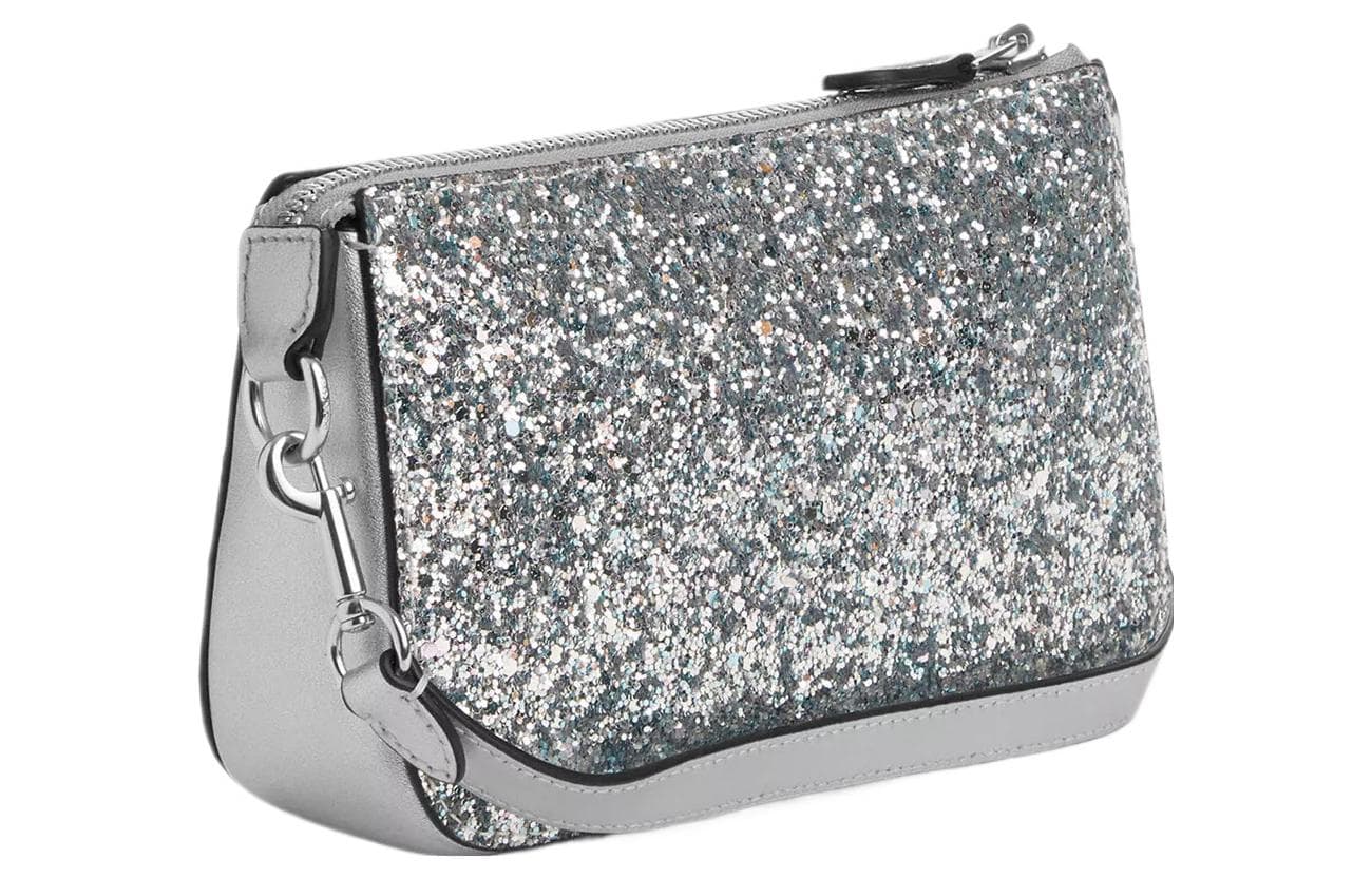 Мини-сумка COACH Nolita 19 Silver - изображение 2