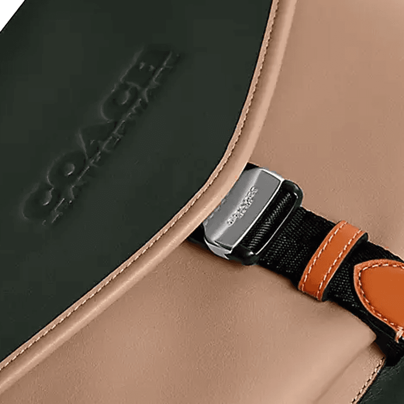 Сумка через плечо COACH Charter 29 Messenger Bag Green Beige - изображение 4