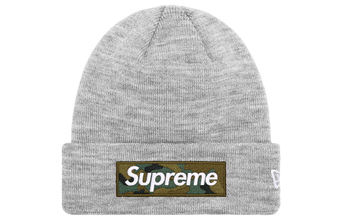 Шапка Supreme FW23 WEEK 16 NEW ERA BOX LOGO BEANIE - изображение 1