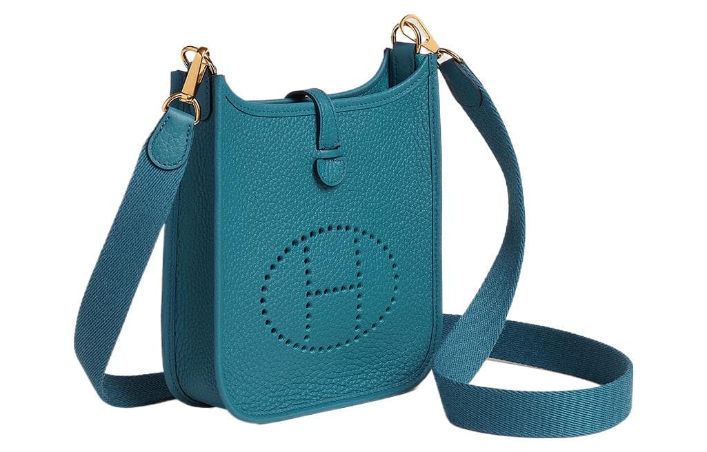 Сумка через плечо Hermes Evelyne 16 Denim Blue - изображение 2