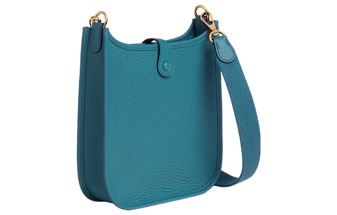 Сумка через плечо Hermes Evelyne 16 Denim Blue - изображение 3