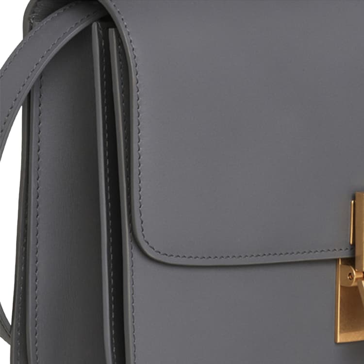 Сумка через плечо Celine Classic Box Medium Dark Grey - изображение 4